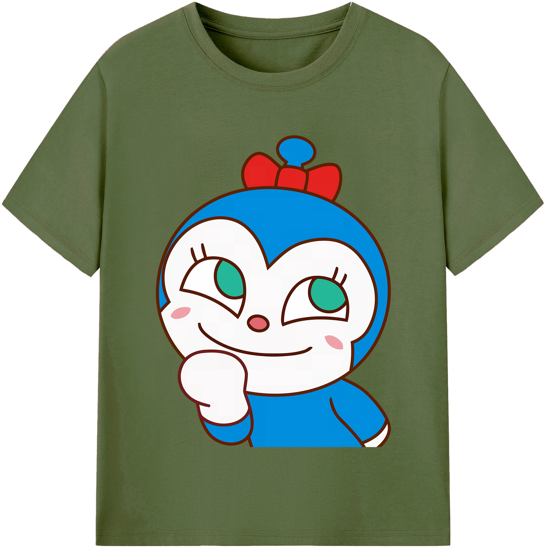 （画像用） アンパンマン Anpanman 綿100％半袖Tシャツ（フロントプリント）